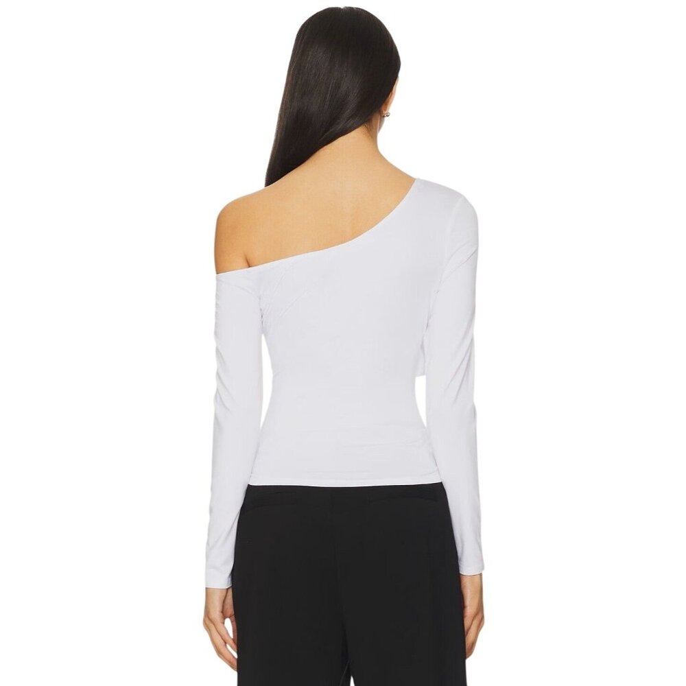 ASTR the Label Kora Top in White Small New Womens Long Sleeve Tee - Picture 2 of 11